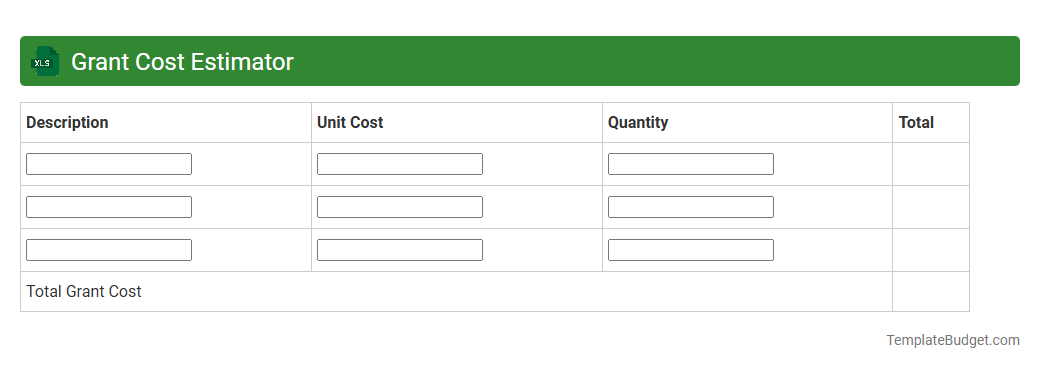 Grant Cost Estimator
