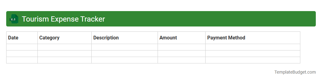 Tourism Expense Tracker