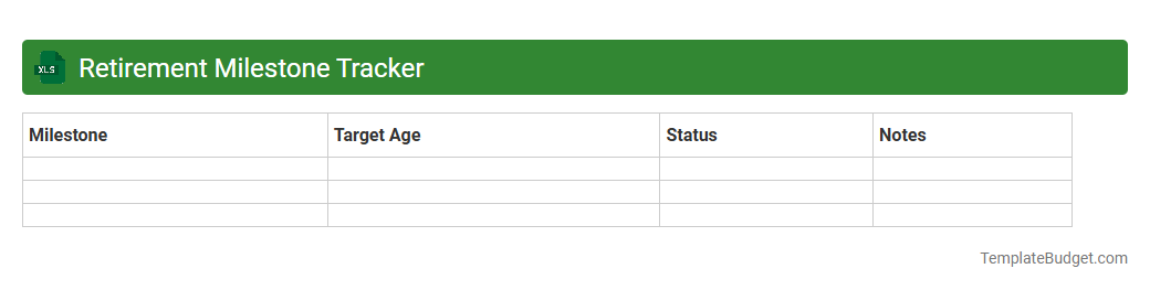 Retirement Milestone Tracker