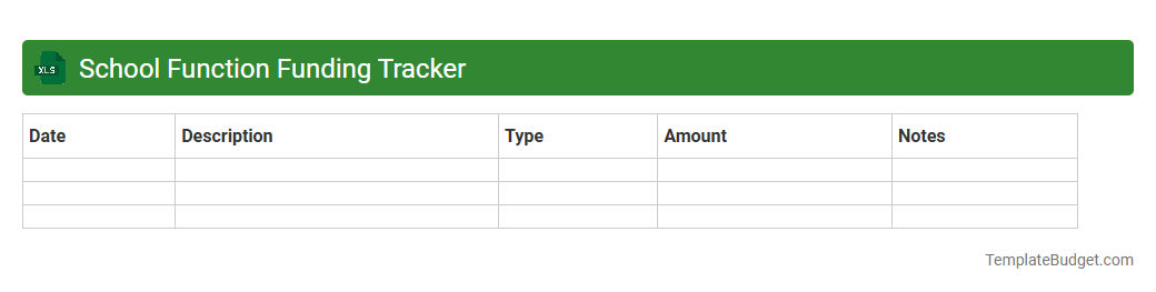 School Function Funding Tracker