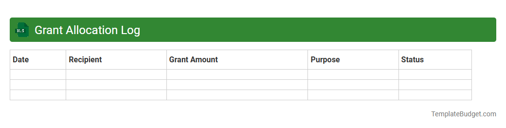 Grant Allocation Log