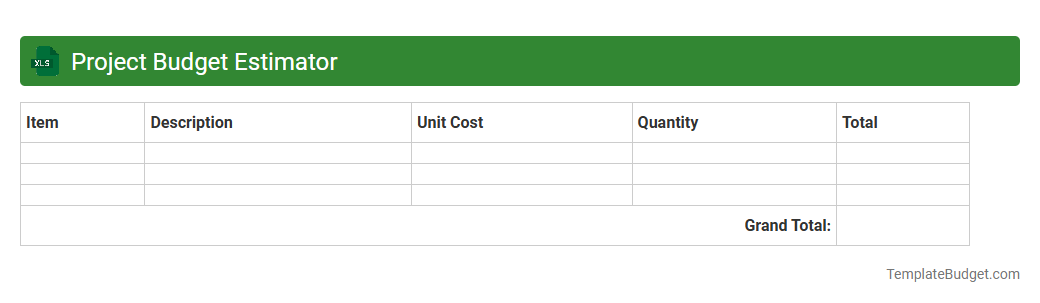 Project Budget Estimator