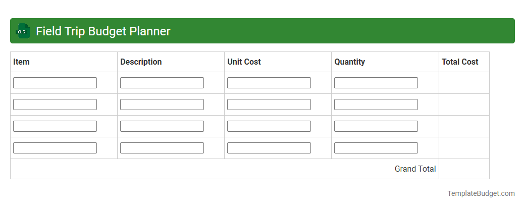 Field Trip Budget Planner