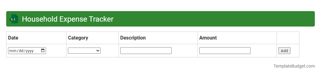 Household Expense Tracker