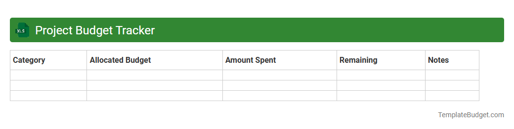 Project Budget Tracker