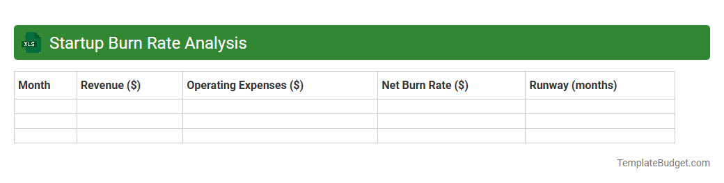 Startup Burn Rate Analysis