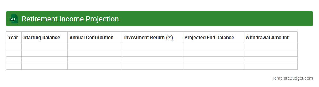Retirement Income Projection