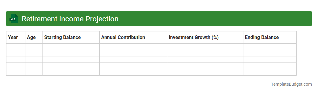 Retirement Income Projection