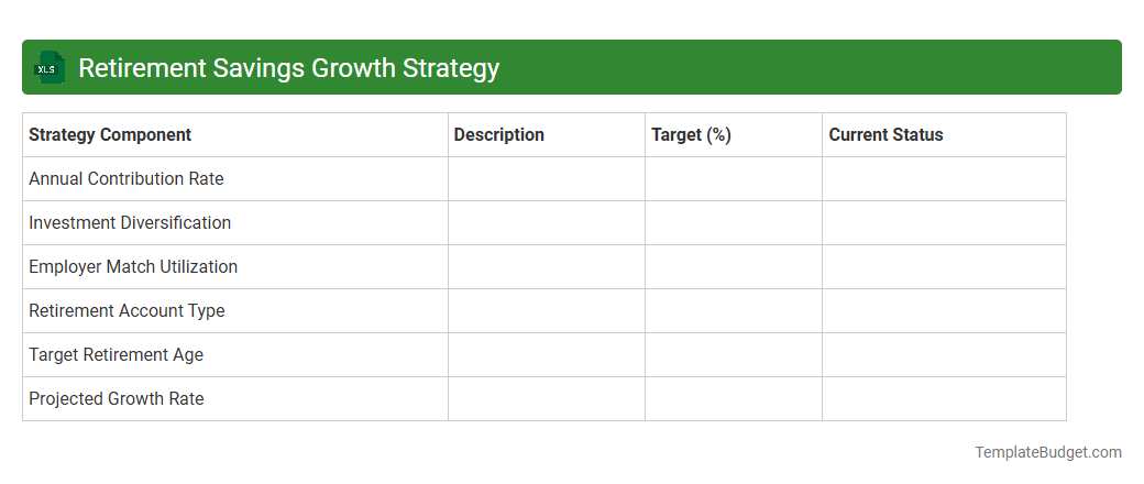 Retirement Savings Growth Strategy